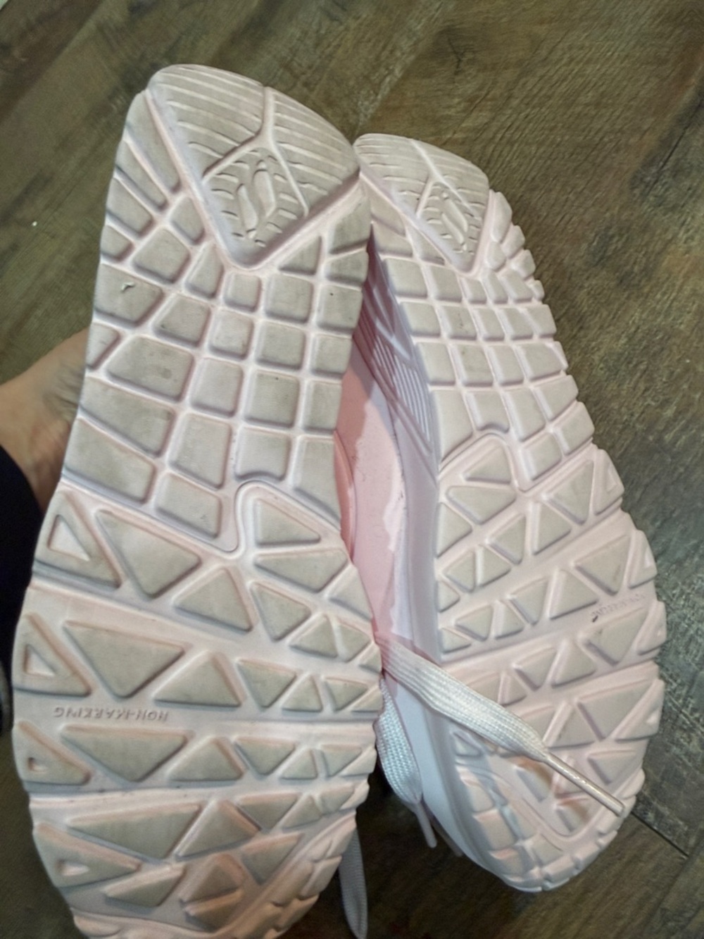 Skechers Pink and White Women's Athletic Sneakers - Picture 5 of 5